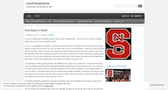 Desktop Screenshot of ncsutriexperience.wordpress.com