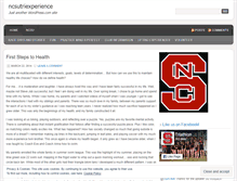 Tablet Screenshot of ncsutriexperience.wordpress.com