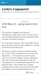 Mobile Screenshot of cuppapoint.wordpress.com