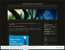 Tablet Screenshot of ineedsomewants.wordpress.com