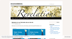 Desktop Screenshot of nicsrevelations.wordpress.com