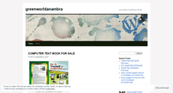 Desktop Screenshot of greenworldanambra.wordpress.com