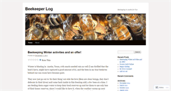 Desktop Screenshot of beekeepingisfun.wordpress.com