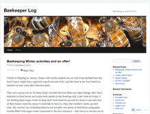 Tablet Screenshot of beekeepingisfun.wordpress.com