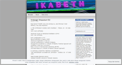 Desktop Screenshot of ikabeth.wordpress.com