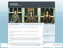 Tablet Screenshot of noturreality.wordpress.com