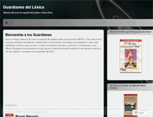 Tablet Screenshot of guardianesdelexico.wordpress.com