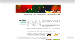 Desktop Screenshot of homofobiaportalprofessor.wordpress.com