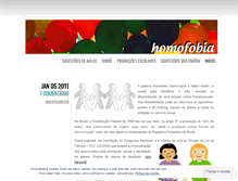 Tablet Screenshot of homofobiaportalprofessor.wordpress.com