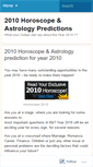Mobile Screenshot of 2010horoscope2010.wordpress.com