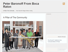 Tablet Screenshot of peterbaronoff.wordpress.com
