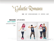 Tablet Screenshot of galacticromance.wordpress.com