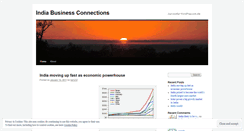 Desktop Screenshot of indiabusinessconnections.wordpress.com