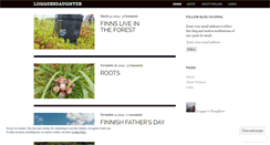 Desktop Screenshot of loggersdaughter.wordpress.com