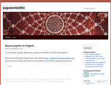 Tablet Screenshot of papaienbetthi.wordpress.com