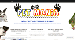 Desktop Screenshot of petmaniaburbank.wordpress.com