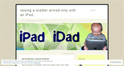 Desktop Screenshot of ipadidad.wordpress.com