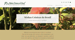 Desktop Screenshot of cronicasdobrasil.wordpress.com