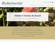 Tablet Screenshot of cronicasdobrasil.wordpress.com