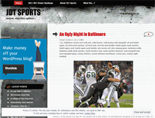 Tablet Screenshot of jdtsports.wordpress.com