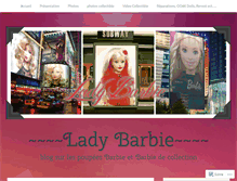 Tablet Screenshot of ladybarbie4.wordpress.com