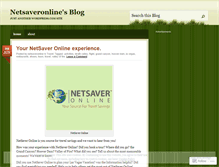 Tablet Screenshot of netsaveronline.wordpress.com