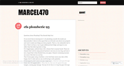 Desktop Screenshot of marcel470.wordpress.com