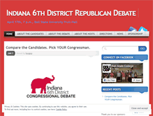 Tablet Screenshot of indiana6debate.wordpress.com