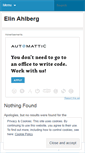 Mobile Screenshot of elinahlberg.wordpress.com