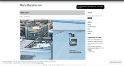 Desktop Screenshot of marymacphoto.wordpress.com