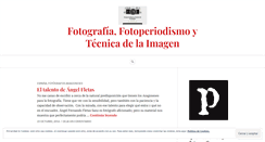 Desktop Screenshot of fotoperiodismounizar.wordpress.com