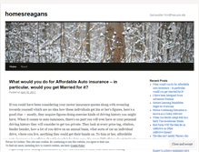 Tablet Screenshot of homesreagans.wordpress.com