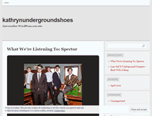 Tablet Screenshot of kathrynundergroundshoes.wordpress.com