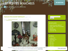 Tablet Screenshot of lespetitesbouchees.wordpress.com