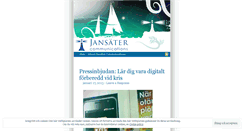 Desktop Screenshot of jansater.wordpress.com