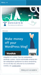 Mobile Screenshot of jansater.wordpress.com