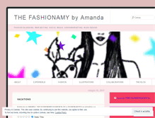 Tablet Screenshot of fashionatedamandafreelancer.wordpress.com