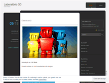 Tablet Screenshot of lab3d.wordpress.com