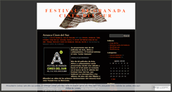 Desktop Screenshot of festivaldegranadacinesdelsur.wordpress.com