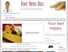 Tablet Screenshot of footnewsdeli.wordpress.com