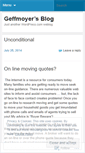 Mobile Screenshot of geffmoyer.wordpress.com