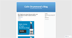 Desktop Screenshot of colindrummond.wordpress.com