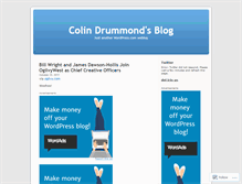 Tablet Screenshot of colindrummond.wordpress.com