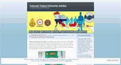 Desktop Screenshot of indothaipartnership.wordpress.com