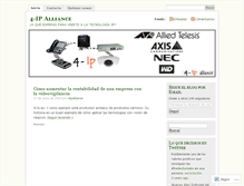 Tablet Screenshot of 4ipalliance.wordpress.com