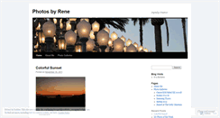 Desktop Screenshot of photosbyrene.wordpress.com