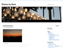Tablet Screenshot of photosbyrene.wordpress.com