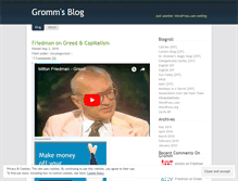 Tablet Screenshot of gromm.wordpress.com