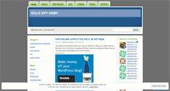 Desktop Screenshot of goldenspyarmyofcp.wordpress.com