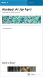 Mobile Screenshot of abstractartbyapril.wordpress.com